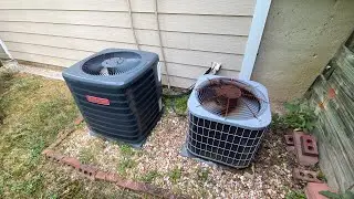 2018 Goodman GSX & 2004 Carrier 38CKC Air Conditioners Running