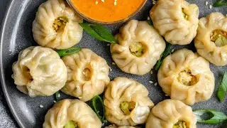 Tasty vegetarian momos 💝