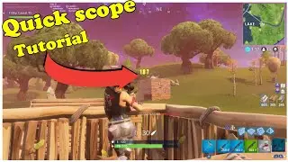 Quick scope tutorial (fortnite battle royale)