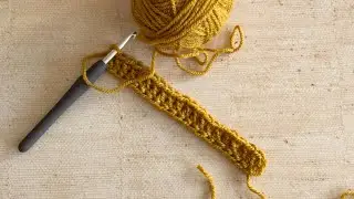 Chainless foundation treble crochet row