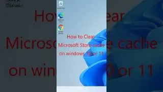 How to Clear Microsoft Store Cache on windows 11 or 10 #shortsTech