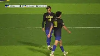UC Santa Barbara Gauchos vs UC Riverside Highlanders 2022.10.29 / NCAA Soccer Men´s