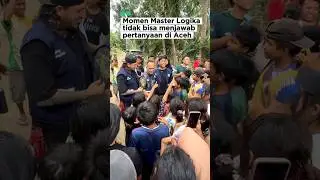 IDEALIS PANIK DITANYA DI ACEH..😱