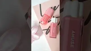 AMUSE bebe tint vs dew tint 🍑 🌸