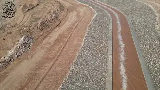 تأهيل شعيب فليج بحفرالباطن وجريان السيول فيه