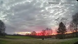 Front Porch Views - Sunrise with Clouds | Tennessee Morning View - Jan. 16, 2026