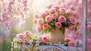 Emotional Healing in Bloom 🌷 Calming Melodies and Beautiful Garden Flowers for Peace