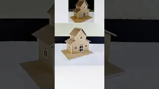 DIY cardboard house model making #cardboardcrafts #diycrafts #carboardhouse #diyprojects #diy