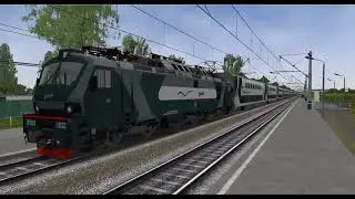 ЭП20-002 с фирменным поездом 