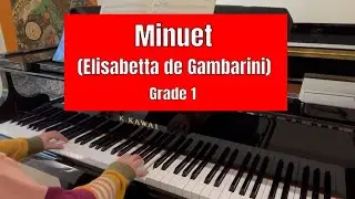 Minuet op 1 no 6 by Elisabetta de Gambarini  |  Trinity piano grade 1  |  from 2023 TCL