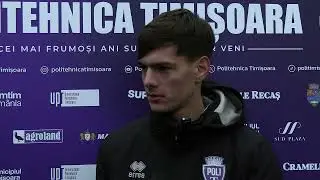 STATEMENTS I Sebastian Avramescu, after the victory against Viitorul Arad (1-0)