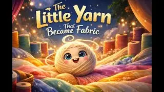 Heartwarming Quick Animated Story|| Little Yarn to Fabric  #textileindustry #kids #kidsvideo #pixar