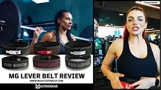 Best Lever Lifting Belt By MG | Review By Professional Fitness Athlete in Dubai - MG ACTIVE WEAR