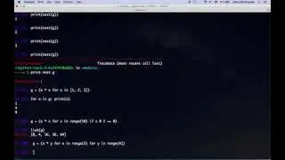 Python.05.04 Генераторные выражения, comprehensions, itertools
