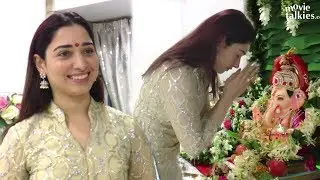 Baahubali 2 Actress Tamannaah Bhatia's Ganpati 2017 Aagman