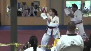 Suzanne Carawan Black Belt Test