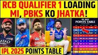 RCB QUALIFIER 1 LOADING MI, PBKS KO JHATKA! IPL 2025 POINTS TABLE #ipl2025 #rcb #rcbvscsk