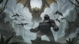Kong vs Dragon Fight Scene | Legendary Monster Battle 