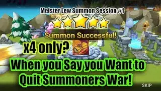 SUMMONERS WAR + MMEG - Meister Lew Summon Session #1