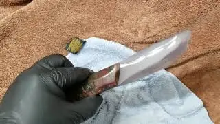 Entire knife made of stone