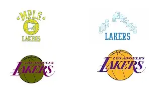 Los Angeles Lakers Logo Evolution Story
