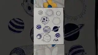 HOW TO DRAW PLANETS | AESTHETIC DRAWING | #art #drawing #aesthetic #drawingreferences #drawdaily