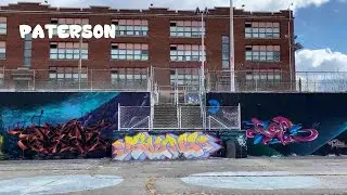 Paterson NJ Graffiti Tour * America's first planned industrial city