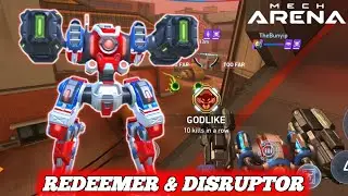 Redeemer and Disruptor: Hit & Rewind Build - Mech Arena