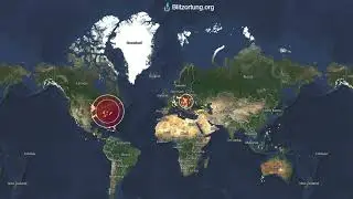 Live Lightning Strike In Real Time powered by Blitzortung.org