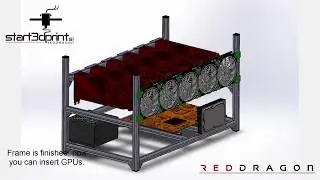 6GPU Mining Aluminium Frame build manual