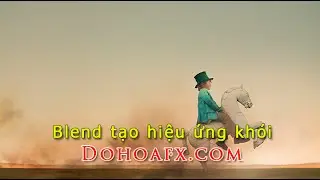 Blend m&agrave;u tạo hiệu ứng kh&oacute;i cho ảnh