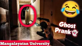 GHOST PRANK👻 In Boys Hostel |GONE WRONG🛑 Bhoot ko maar pdi 😵👊🏻 #HostelDaze