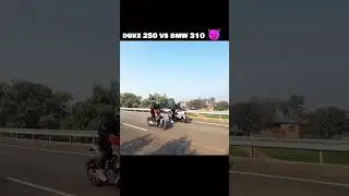 BMW 310 vs duke 250 drag race 😈#shorts #ytshorts #rider