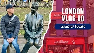 London Vlog 10 | Leicester Square Statues & Jollibee | Sept 27, 2024