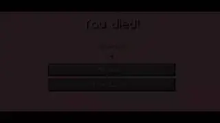 Minecraft story mode fanmade death screen