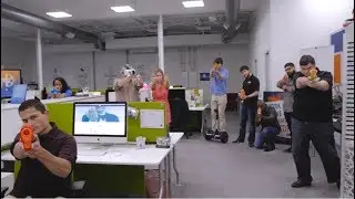 Nerf Wars - The Team Gets a New Member