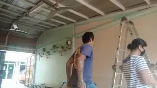 LET'S REPAINT THE WALL|OUR EXTRA JOB FOR TODAY|FAMILYA SICAT VLOG'S❣️|VLOG121|