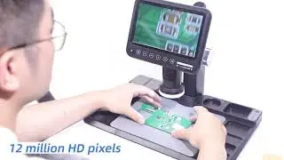 Inskam318 1600X Electron Microscope 12MP 7-inch IPS Touch LCD Camera Microscope