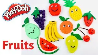 Let&rsquo;s make REAL Fruits with Play Doh 🍇🍉🍒🍍🍓 Yummy Play Doh fruits | Colorful Play Doh craft