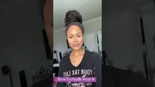 Low manipulation is how I retain length. So this bun is how you&rsquo;ll see me 😌 #protectivestyles