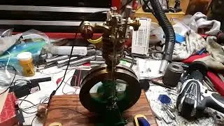 Parcell and Weed engine completed and running with the hit and miss governor.