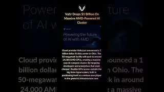 Vultr&rsquo;s $1B AMD AI Cluster #Vultr #AMD #GPUs #AIInfrastructure #CloudComputing #TechNews