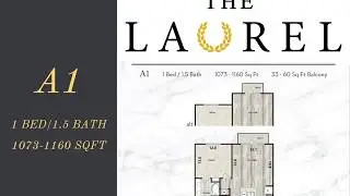 The Laurel's A1 1/1.5 Floor Plan