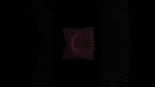 3D Grid Wave Created Using Blender