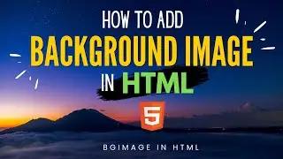 How to add Background image in HTML || Coder PC