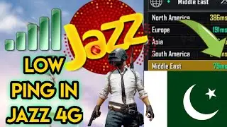 Jazz Ping Issue Solved 🇵🇰 | Get Low and Stable Ping on JAZZ 4G | Pubg Mobile | jazz High Ping ms