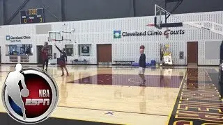 Isaiah Thomas gets work in ahead of his Cavaliers debut vs. the Trail Blazers | NBA on ESPN