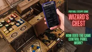 WIZARD'S CHEST | portable escape game | Wi-Fi game control panel
