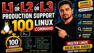 100 Linux Commands Every L1/L2/L3 Engineer Must Know 🔥