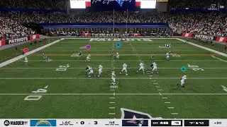 Pronóstico NFL Wild Card 11/01/2026 Chargers VS Patriots Madden NFL 26